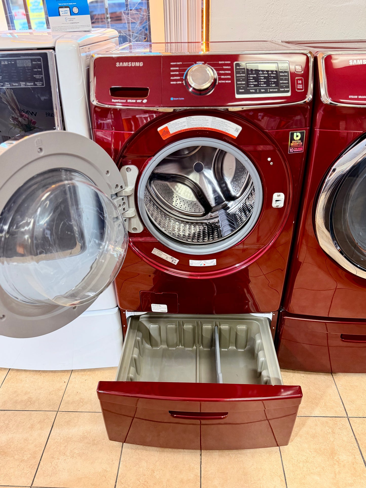 Samsung 5400 Series Merlot Front Load Washer