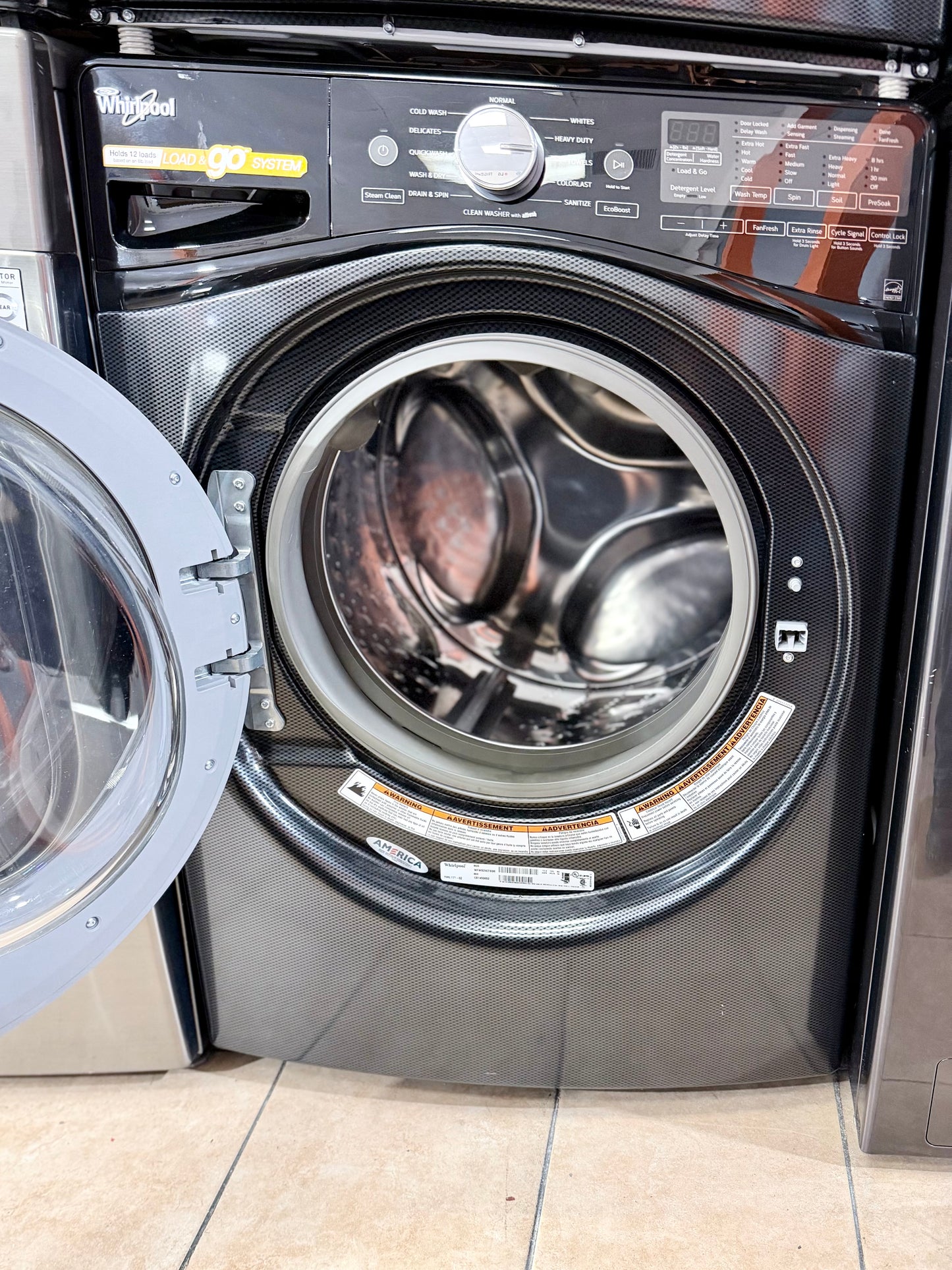 4.5 cu.ft Front Load Washer with Load & Go™, 12 cycles