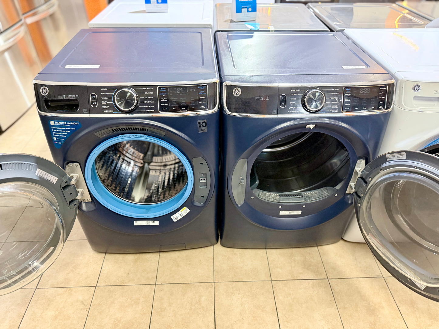 GE Smart Steam Laundry Pair