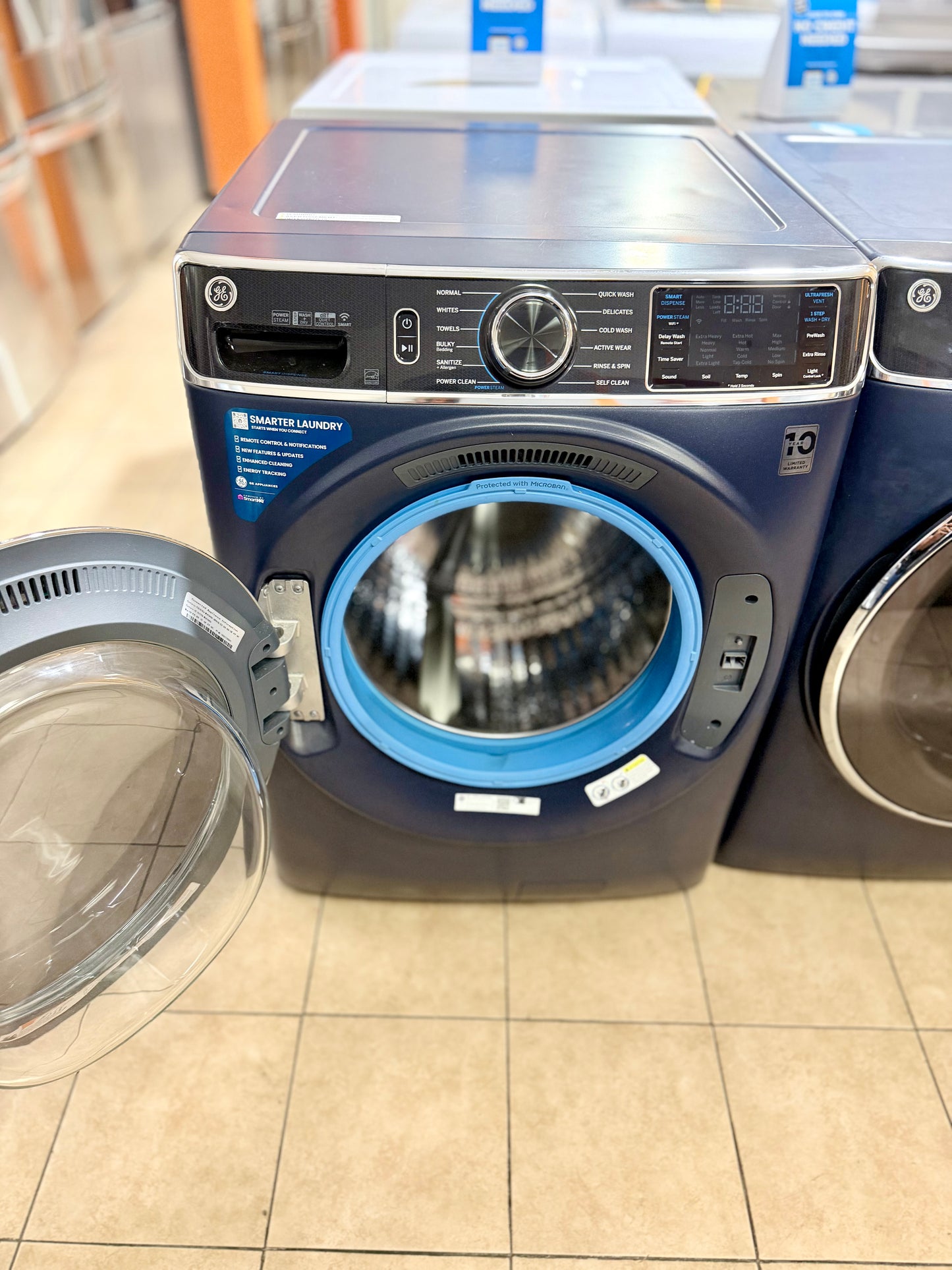 GE Smart Steam Laundry Pair