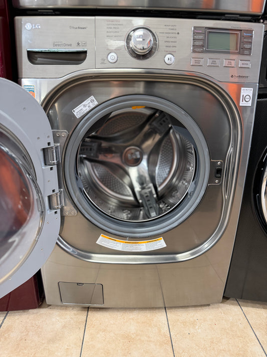 LG 29 Inch Wide 5.2 Cu. Ft. Energy Star Certified Front Loading Washing Machine with Built-In Intelligence and TurboWash