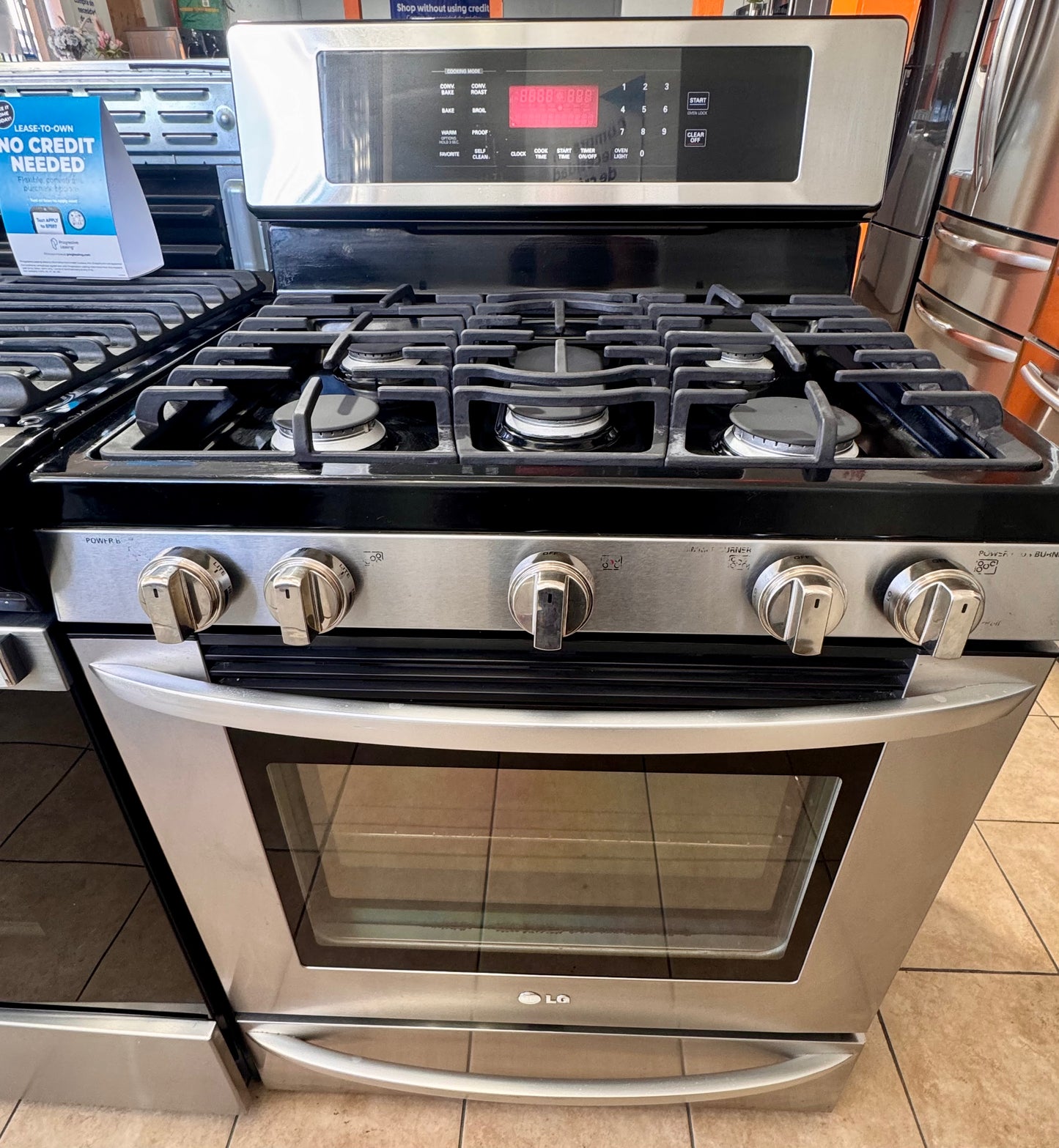 LG 5 BURNER 5.4 Cu.ft