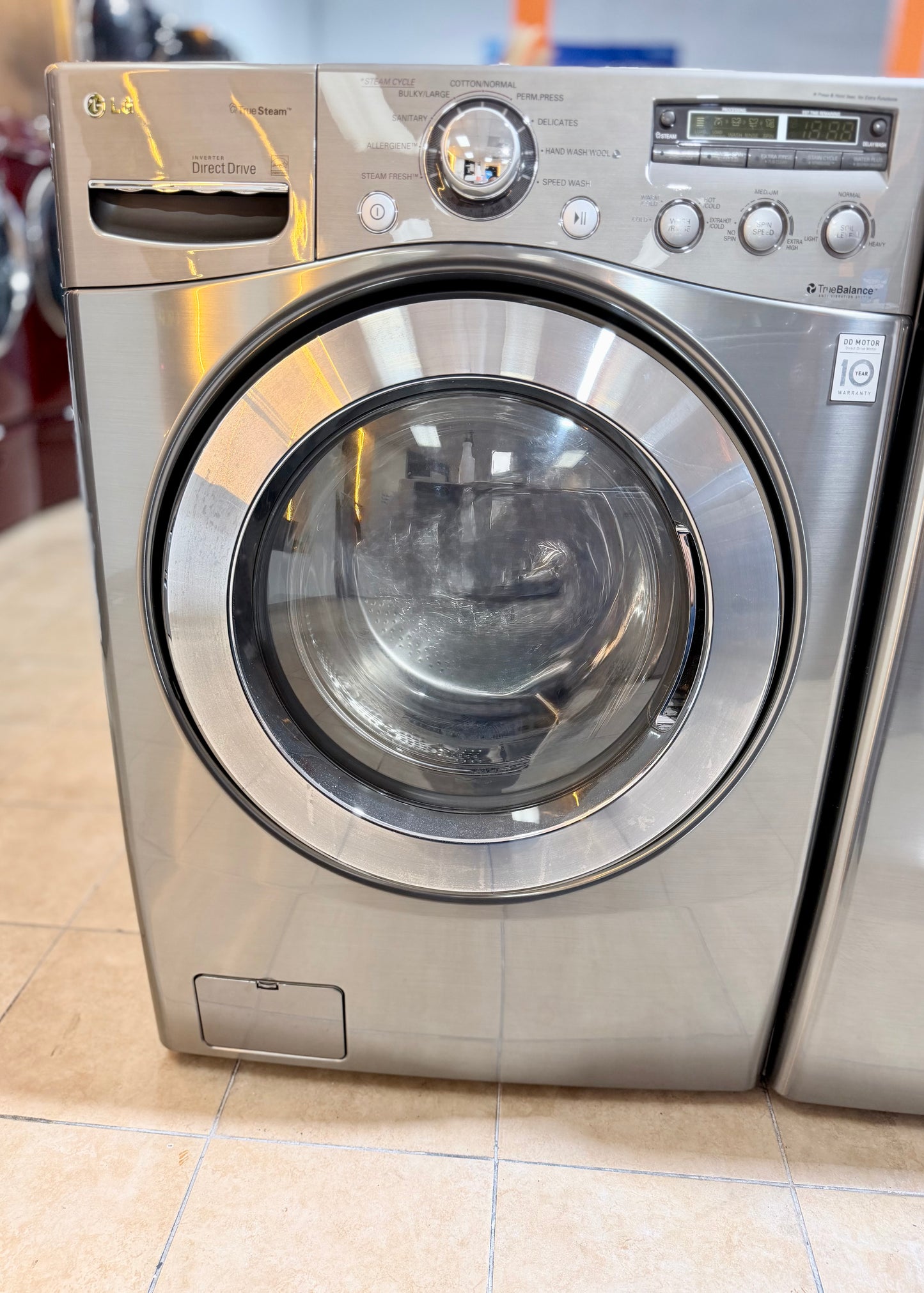 LG Graphite Steel Laundry Set