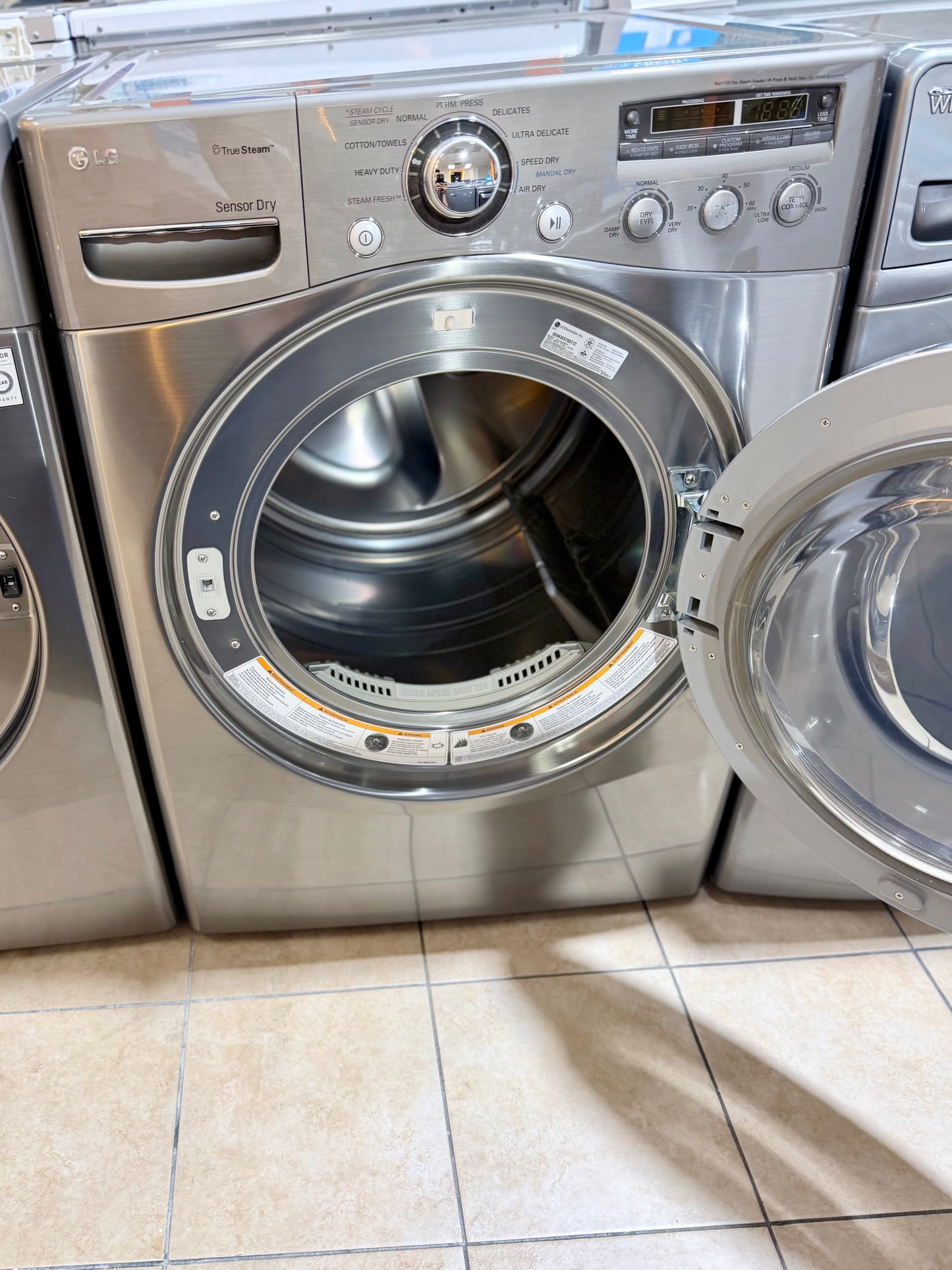 LG Front-Load Steam Gas Dryer