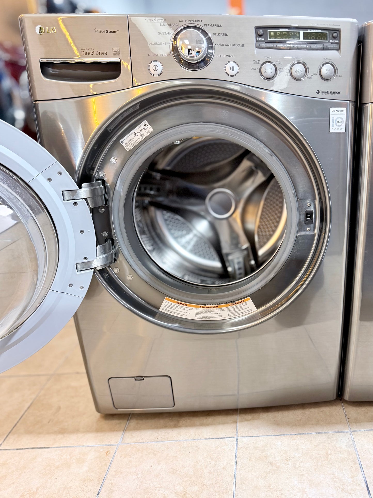 LG Graphite Steel Laundry Set