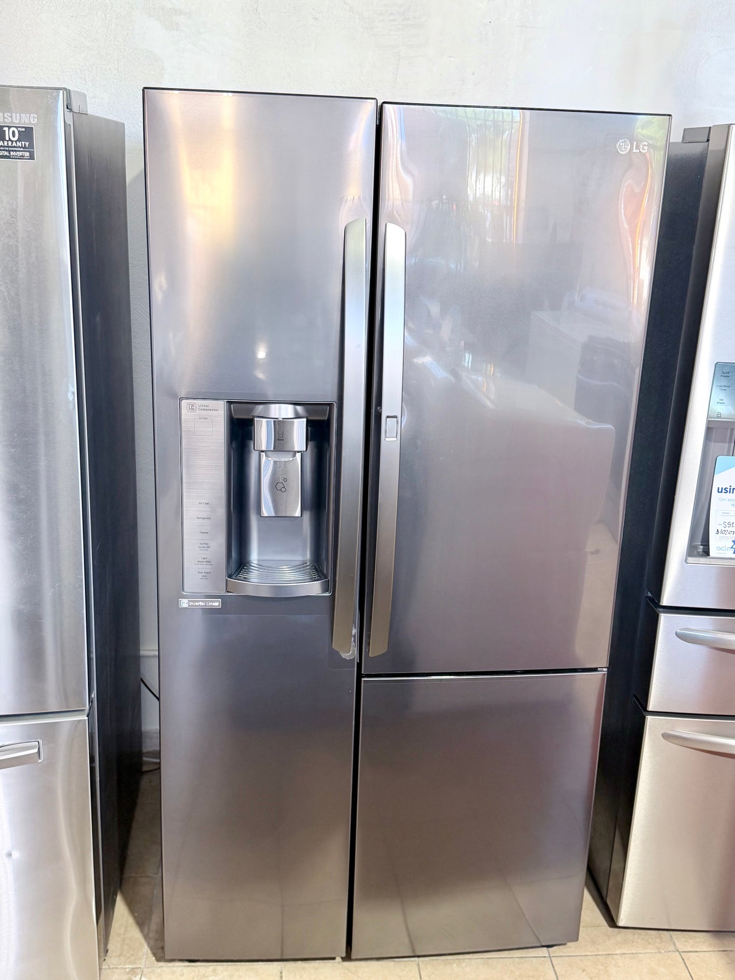 LG 26 cu. ft. Side-by-Side Fridge with Door-in-Door