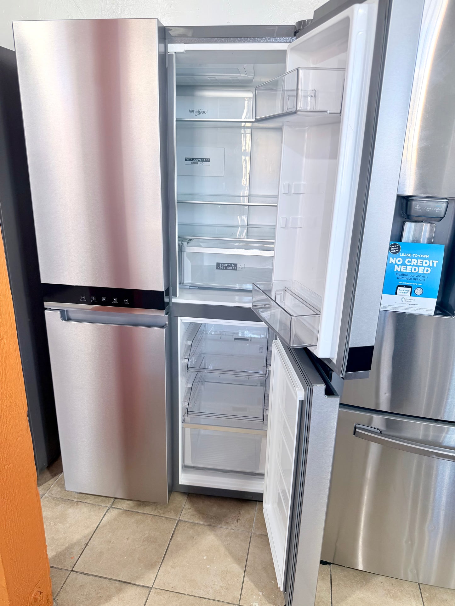 Whirlpool 4 Door  Counter Depth 19.4 Cu.ft