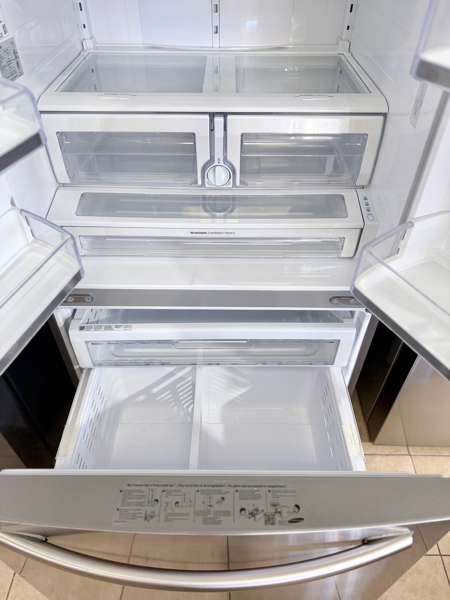 SAMSUNG 33” FRENCH DOOR 25.5 Cu.ft