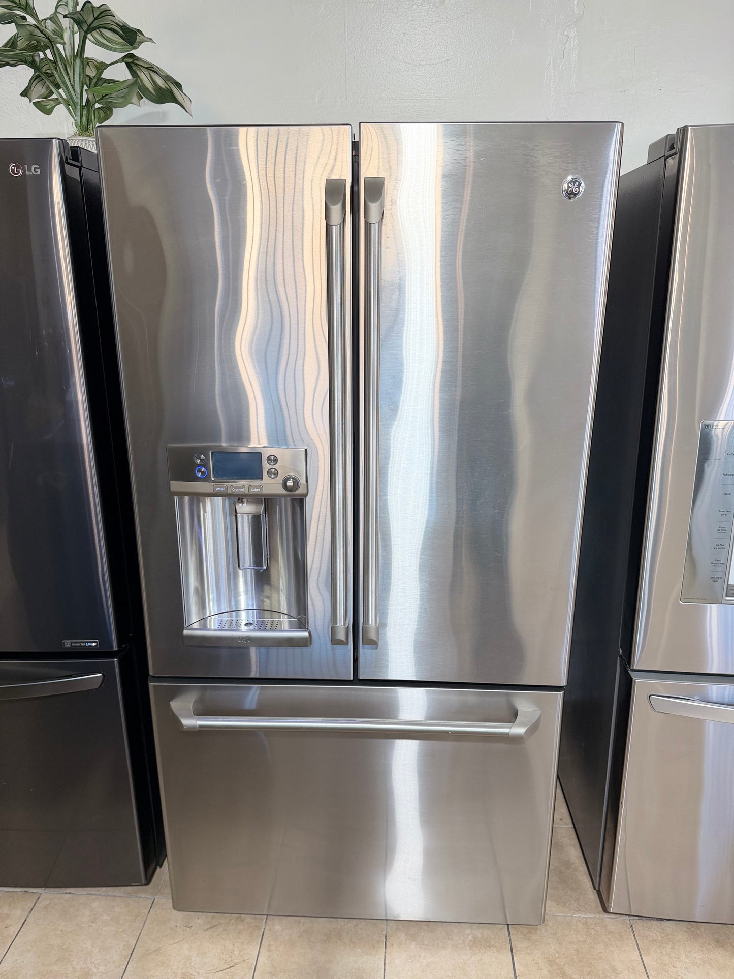 GE Café 29 cu. ft. French Door Refrigerator with Hot Water Dispenser.