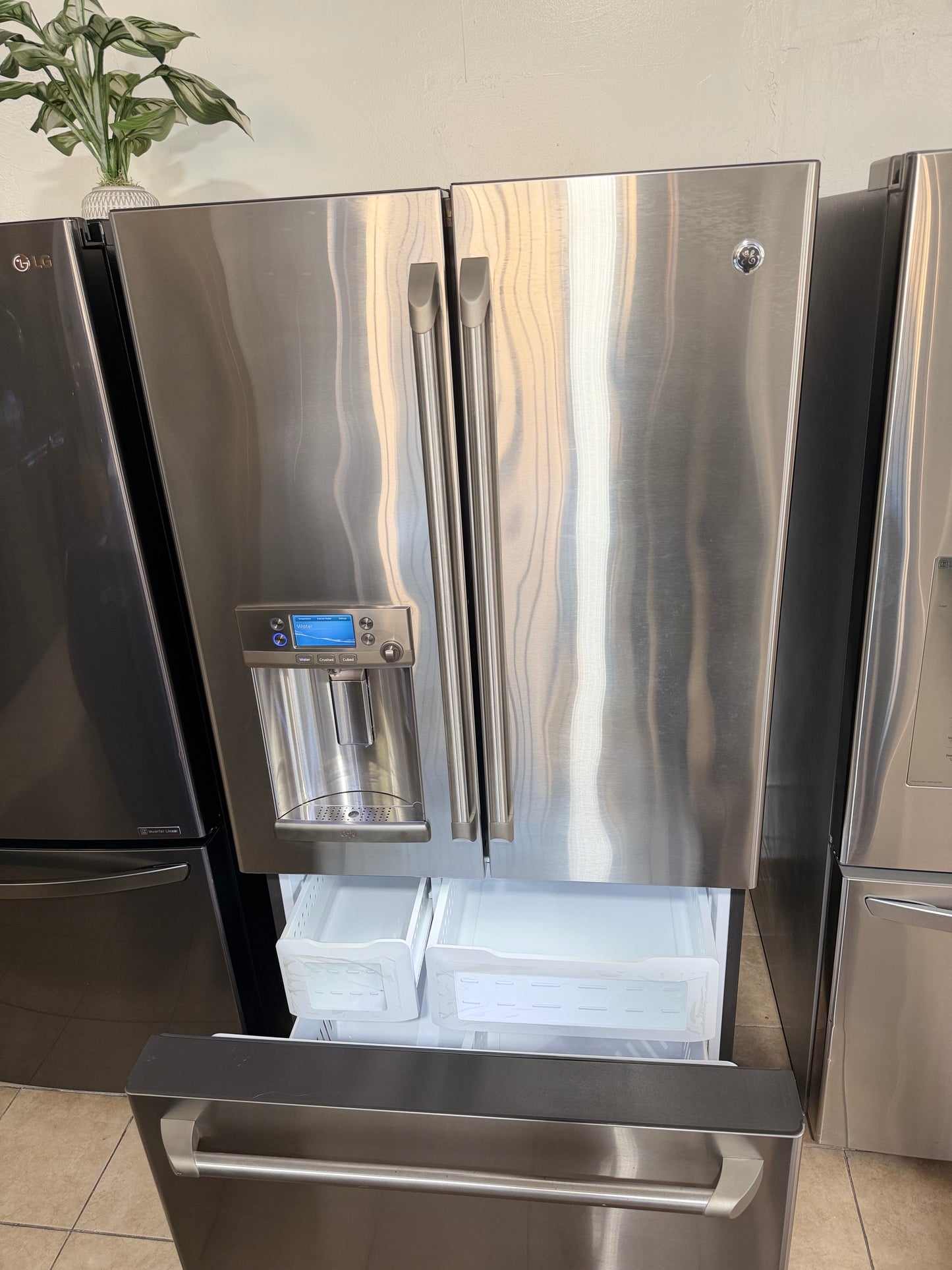 GE Café 29 cu. ft. French Door Refrigerator with Hot Water Dispenser.