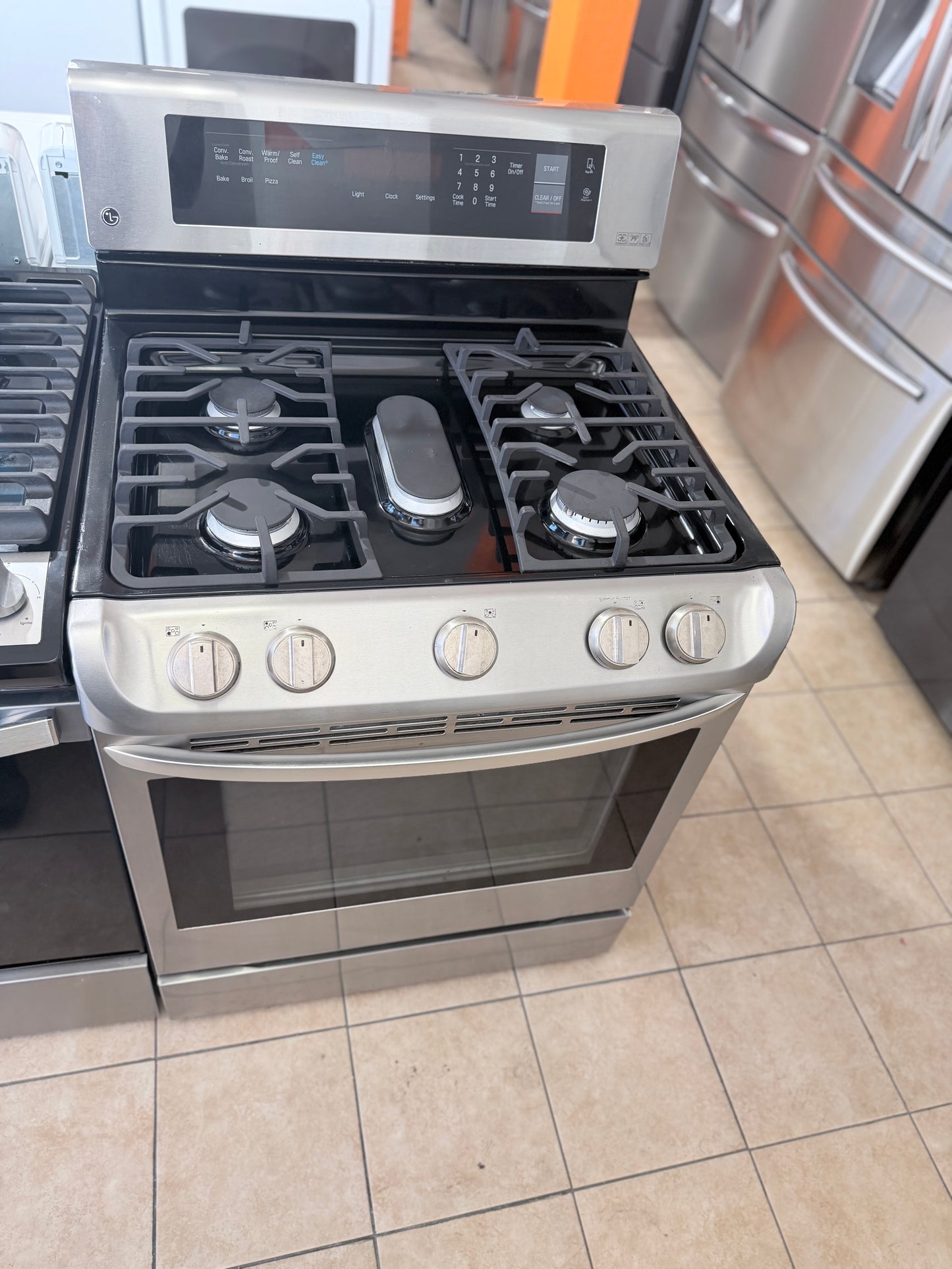 LG 5 BURNER 6.3 cu. ft. Gas Single Oven Range