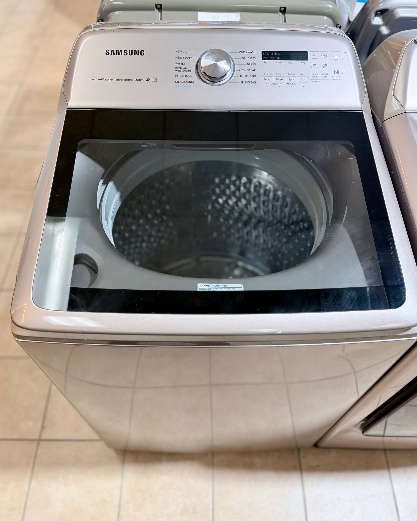 Samsung 5.4 cu. ft. Champagne Top-Load Washer